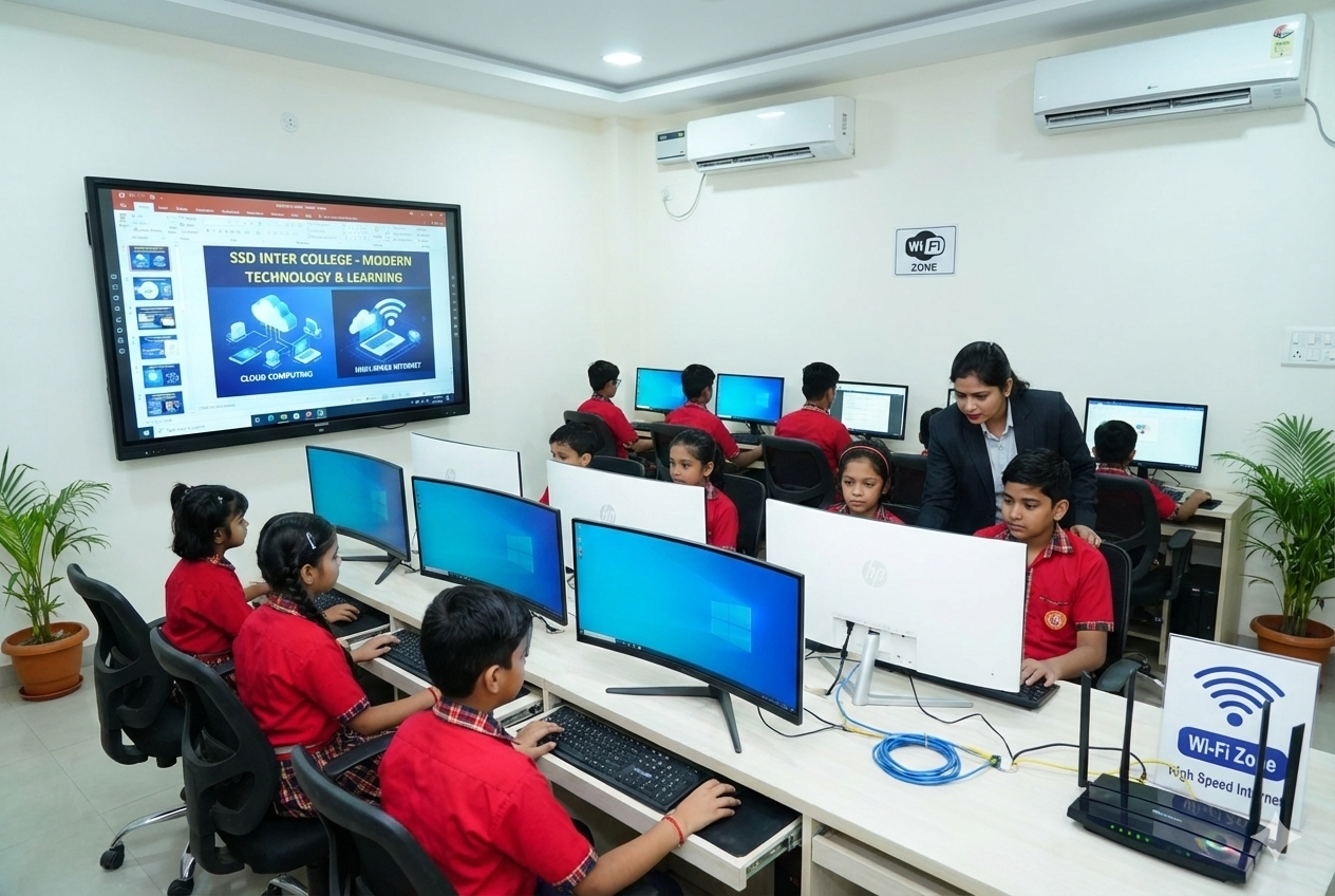 Modern Technology at S.S.D. Inter College